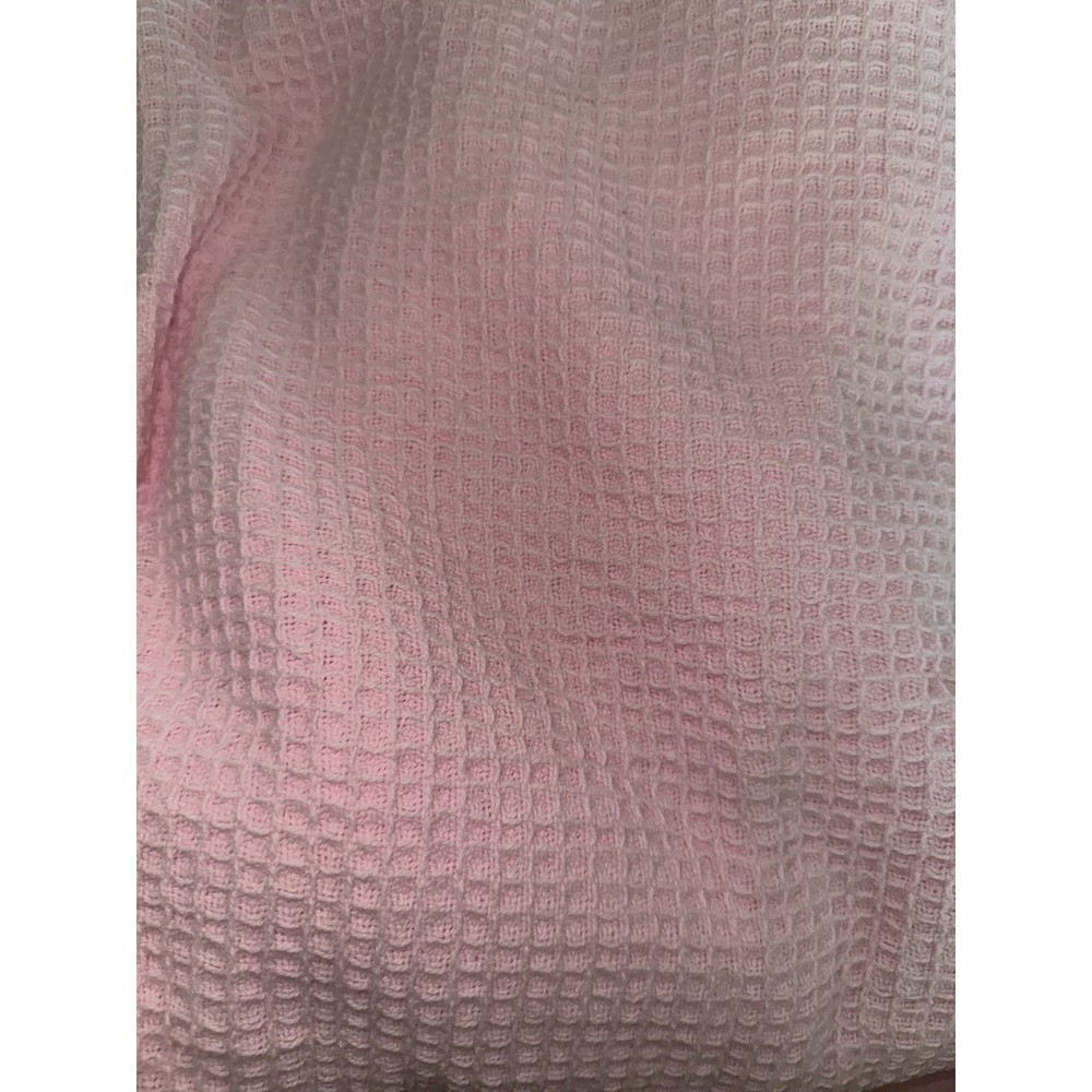 Soft Waffle Weave Bedding Cover in Pink